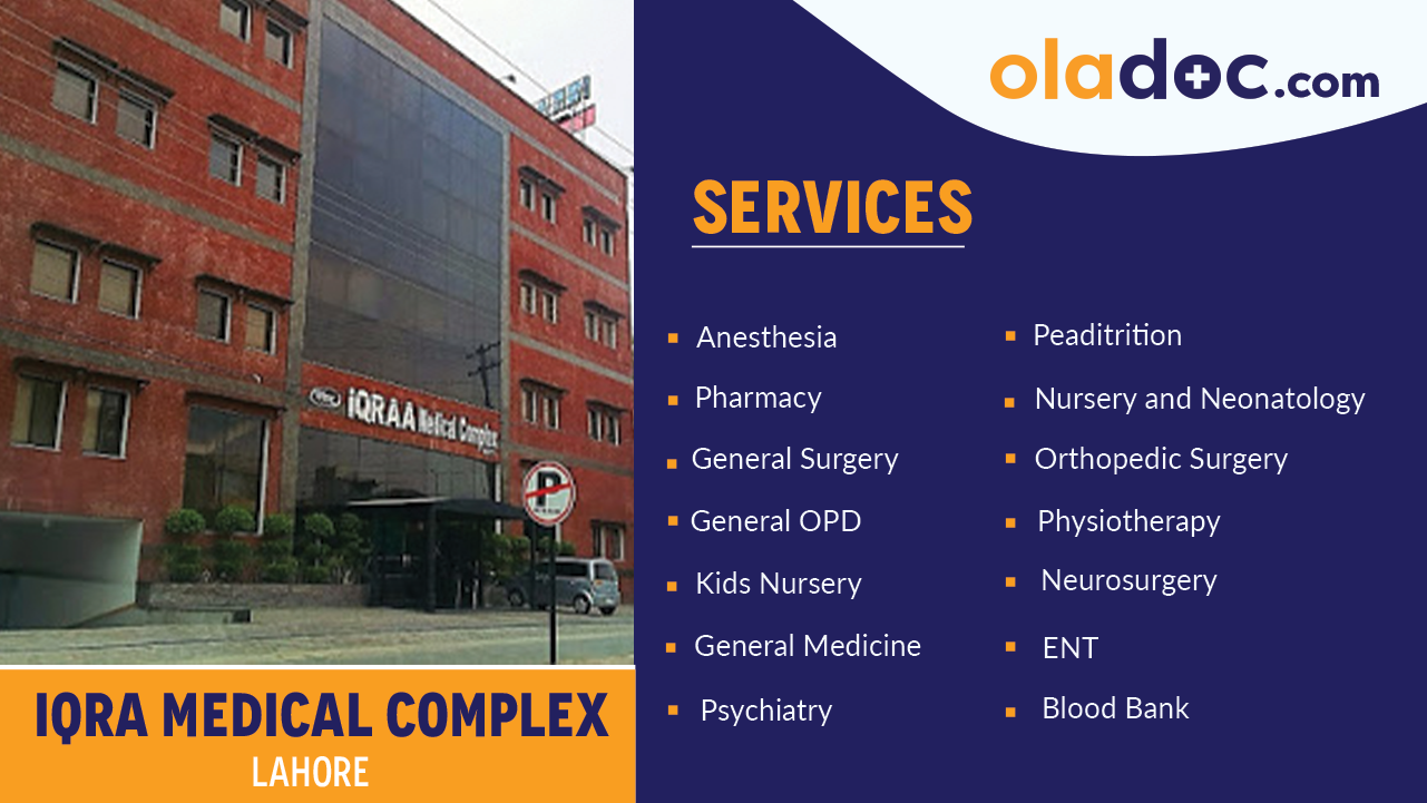 Services Offered by Iqra Medical Complex Lahore